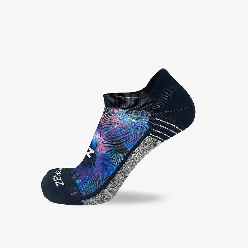 Women's ribbed knee - high socks for a classic lookPalm Leaves Running Socks (No Show)