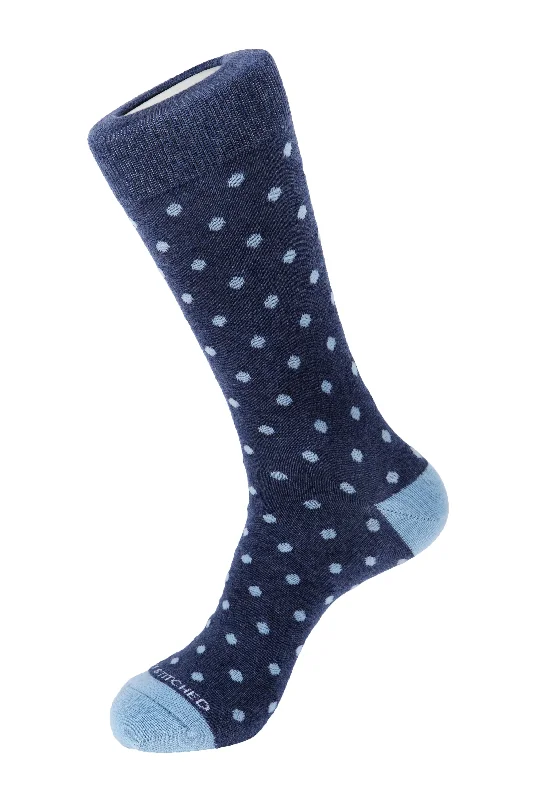 Traditional Polka Dot Crew Sock