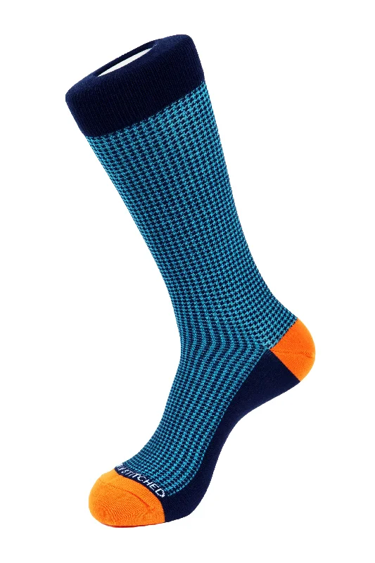 Small Herringbone Crew Sock