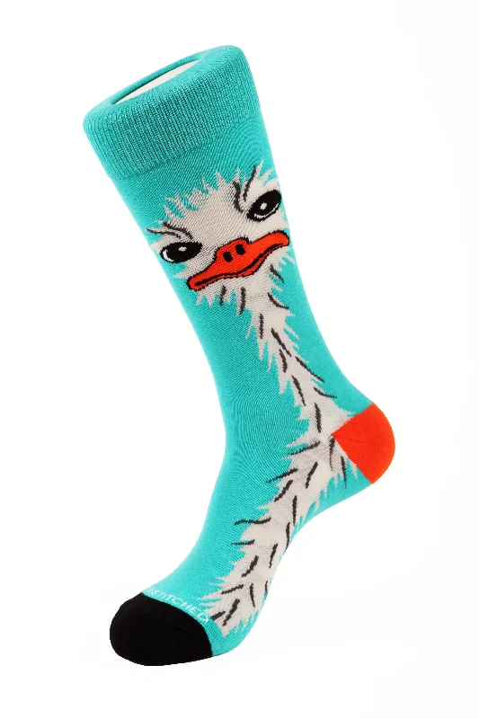 Crazy Ostrich Crew Sock