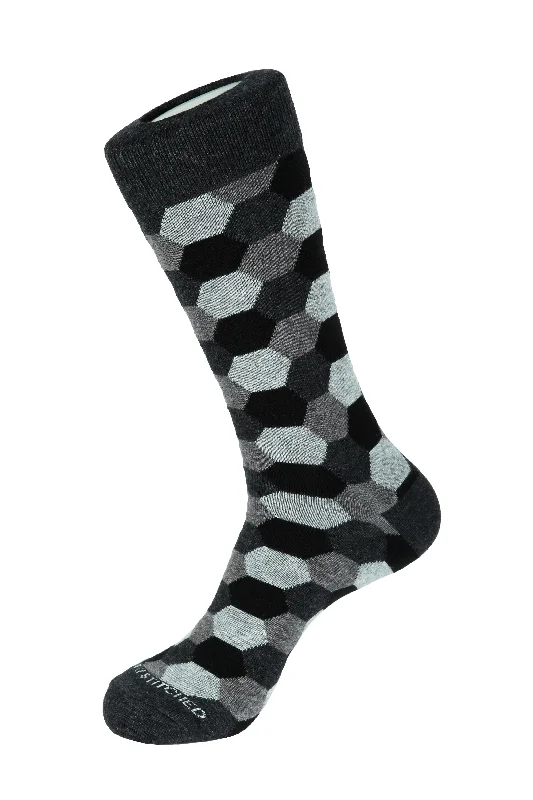 Women's compression socks for improved circulationHoneycomb Crew Sock