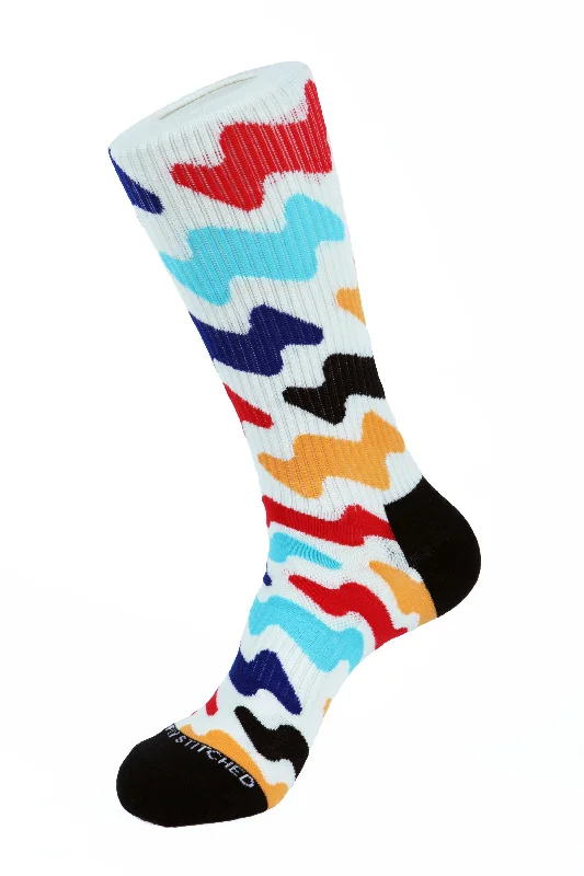 COMIC WAVE ATHLETIC SOCKS