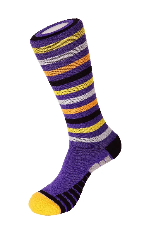 Summer Stripe Athletic Socks