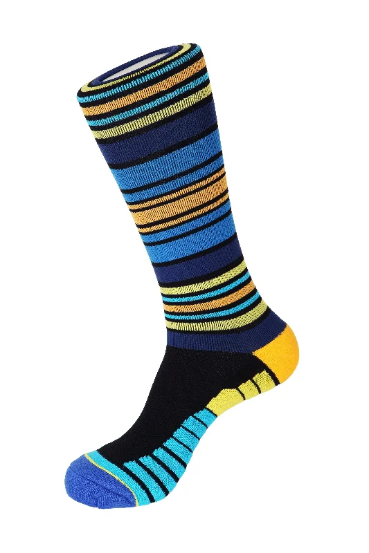 Still Stripe Athletic Socks