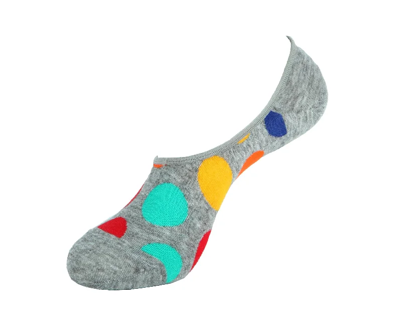 Women's no - show socks with a floral motifBig Dot-No Show