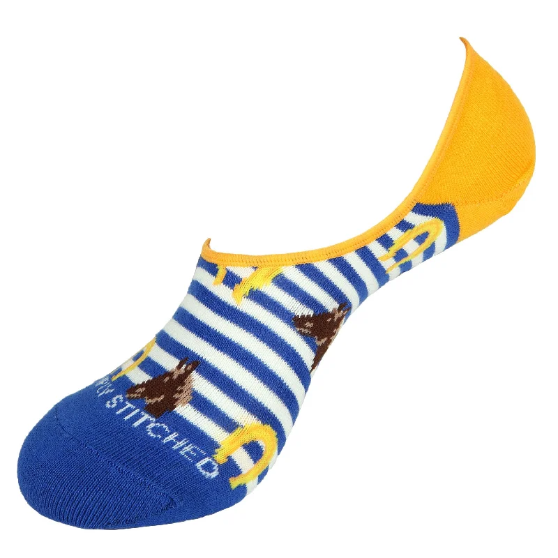 Women's bamboo fiber socks for eco - friendlinessHorse Shoe-No Shows