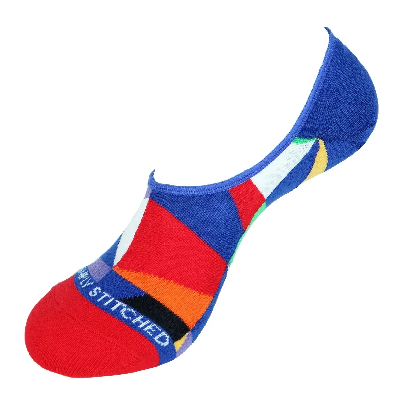Women's thermal socks for cold weatherFragmanted Tile-No Shows