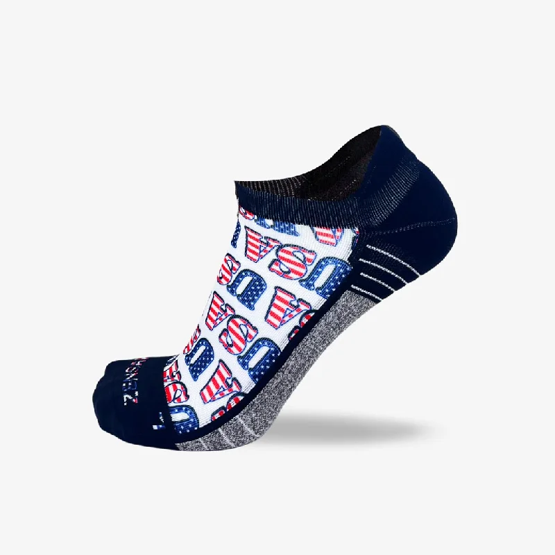 USAs Running Socks (No Show)