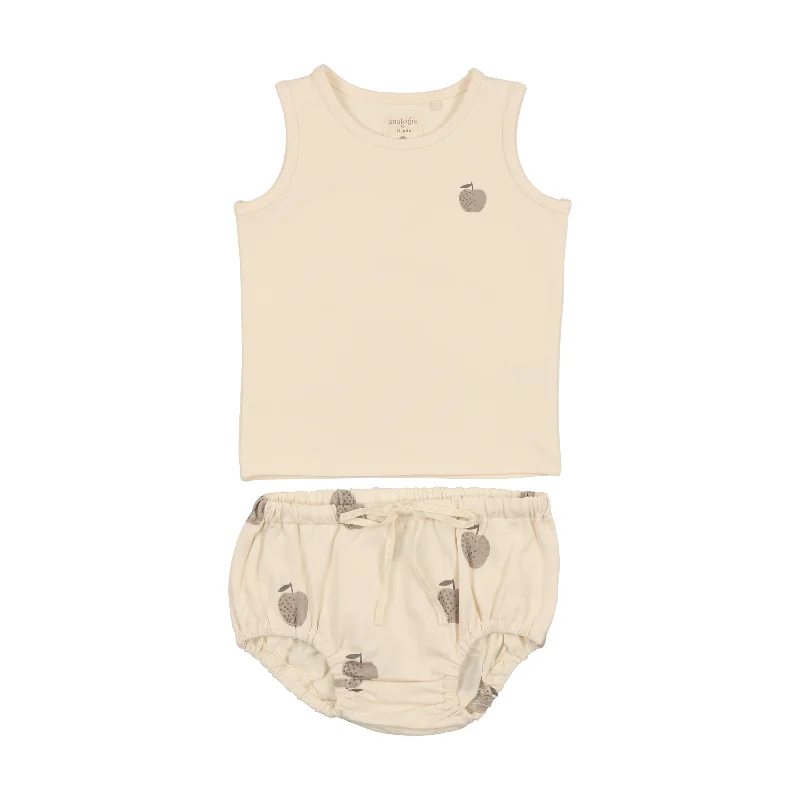 Analogie Apple Boys Tank Set - Tan