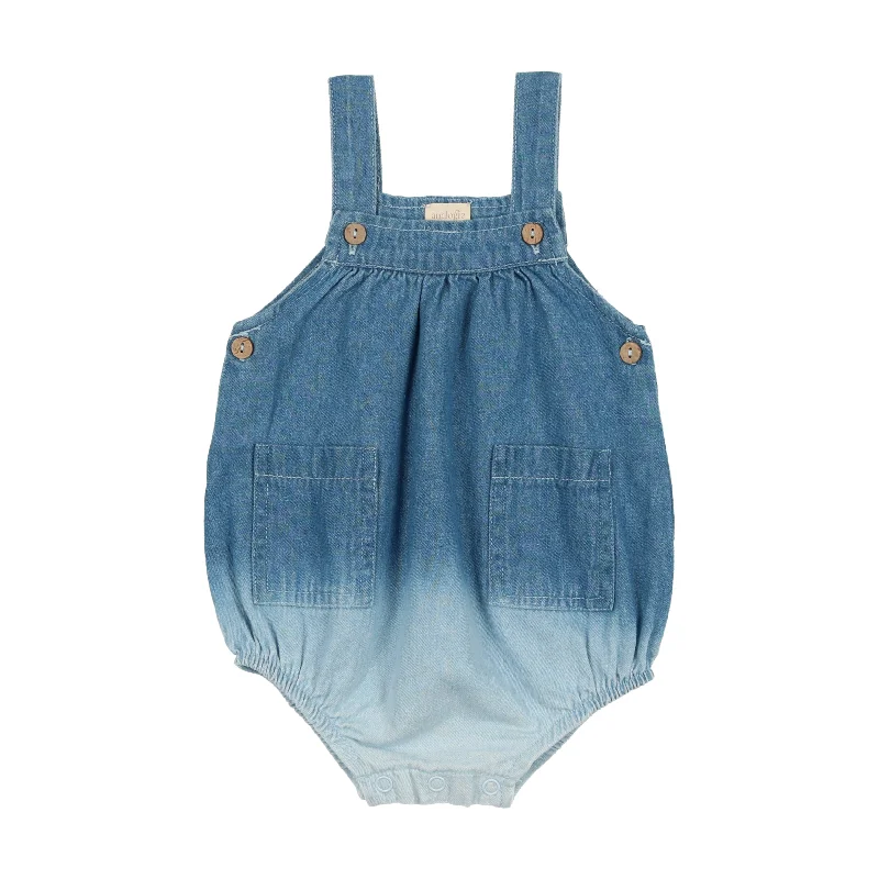 Analogie Dip Dye Romper - Denim