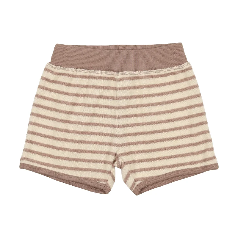 Analogie Terry Shorts - Tan Stripe