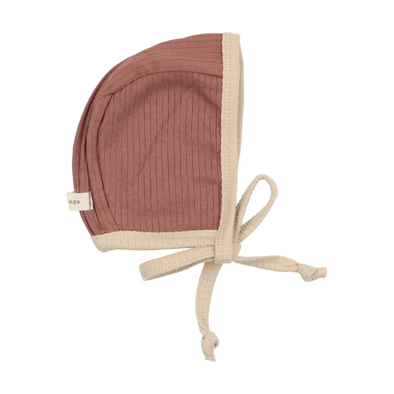 Lil Legs Classic Pajama Bonnet - Rosewood