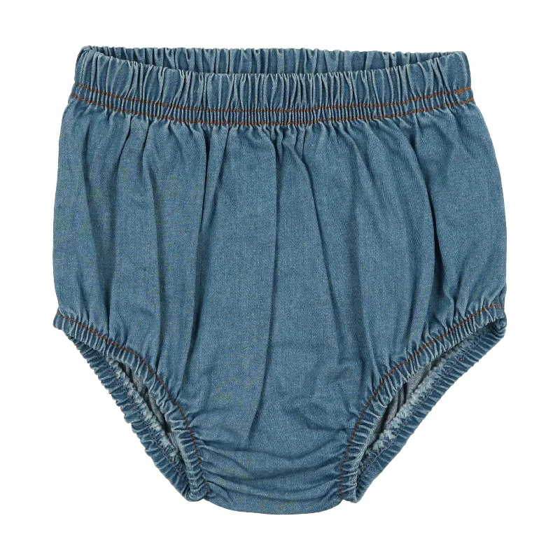 Lil Legs Denim Bloomers - Dark Denim