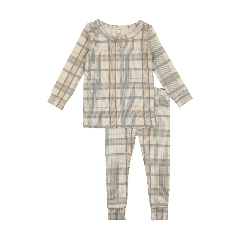 Lil Legs Pajamas Set Long Sleeve - Plaid