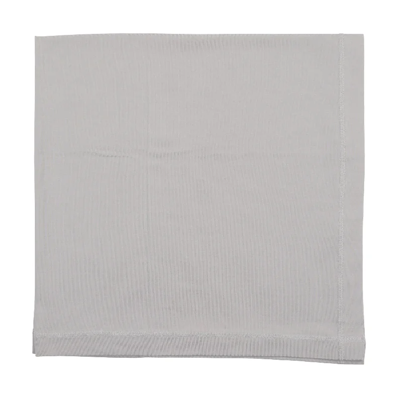 Lilette Brushed Cotton Blanket - Pale Blue