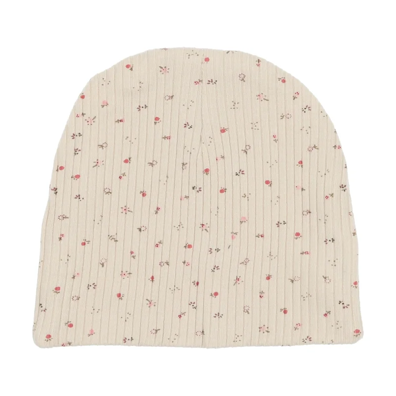 Lilette Ribbed Beanie - Garden