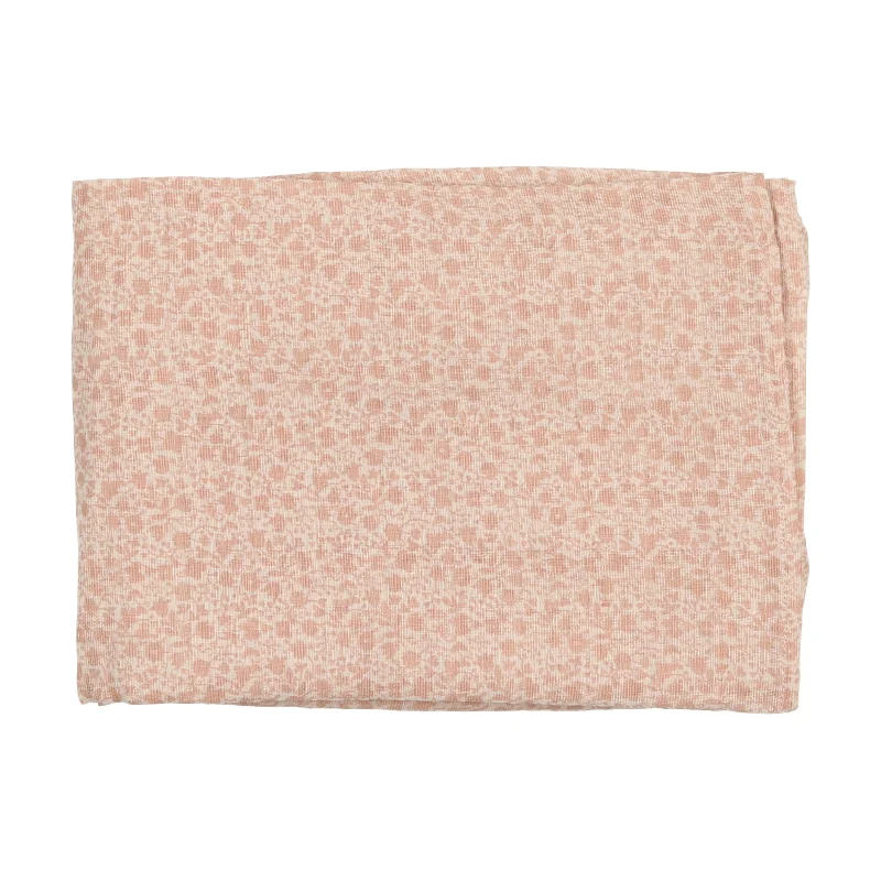 Lilette Signature Floral Muslin Swaddle - Roseberry